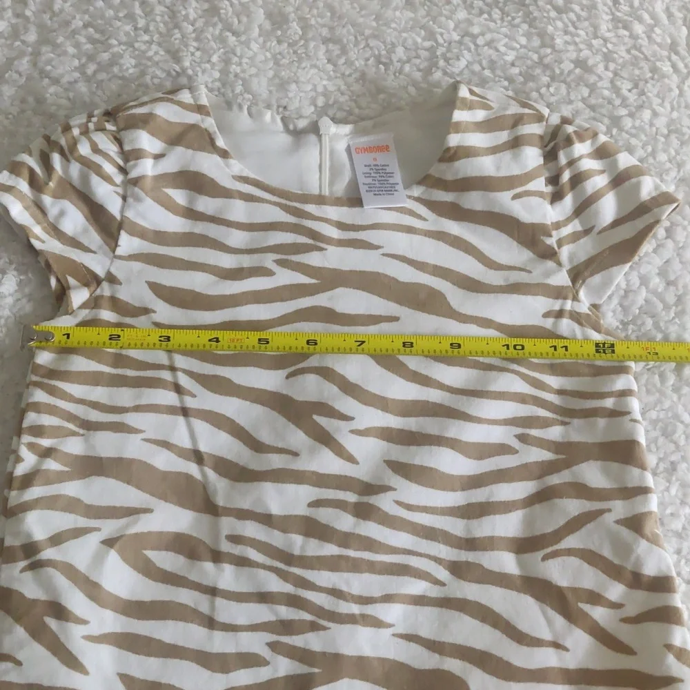 Gymboree White Cotton Blend Garment Gymboree RIGHT MEOW cheetah Cotton/Spandex